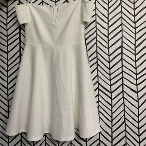 Lulus White Off-Shoulder Dress